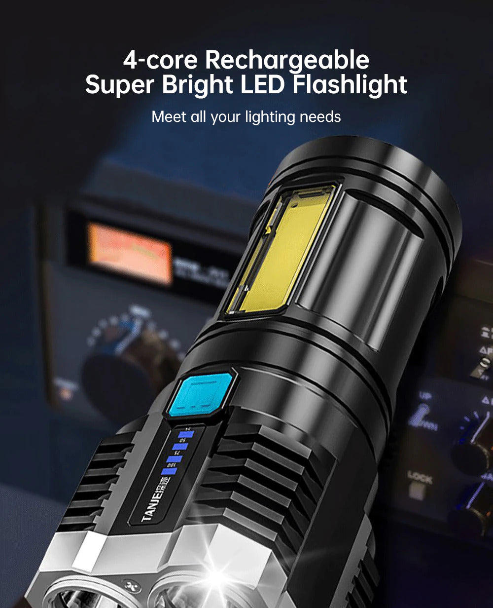 LED usb Rechargeable Flashlight Ultra Bright