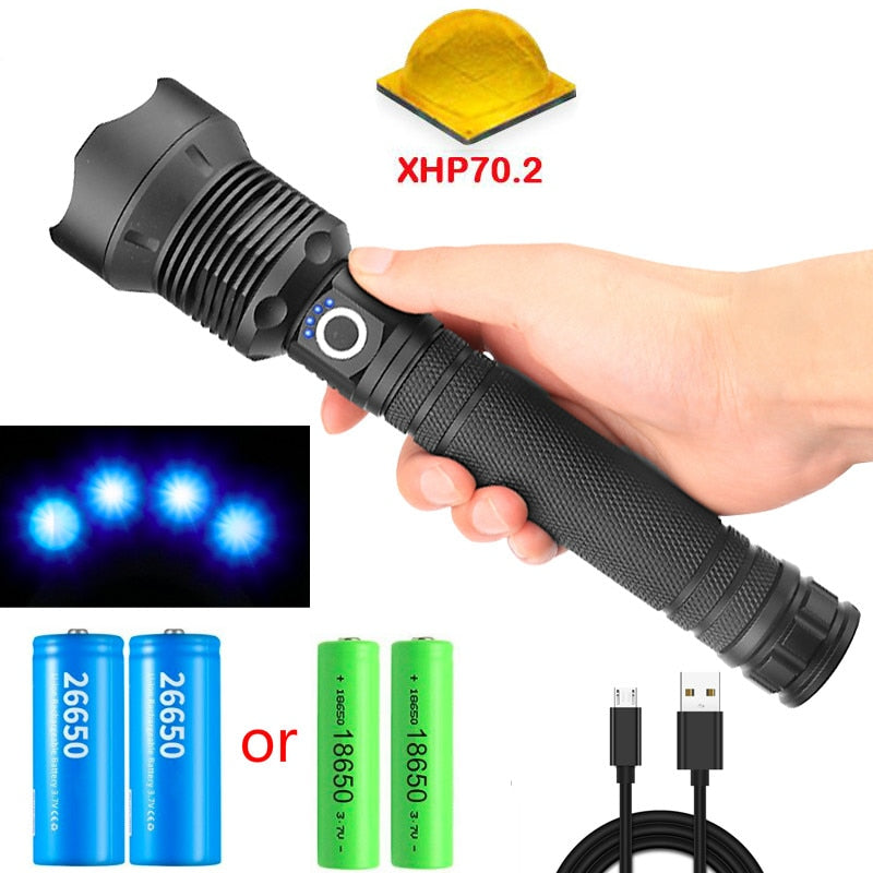 Waterproof Rechargeable Flashlight