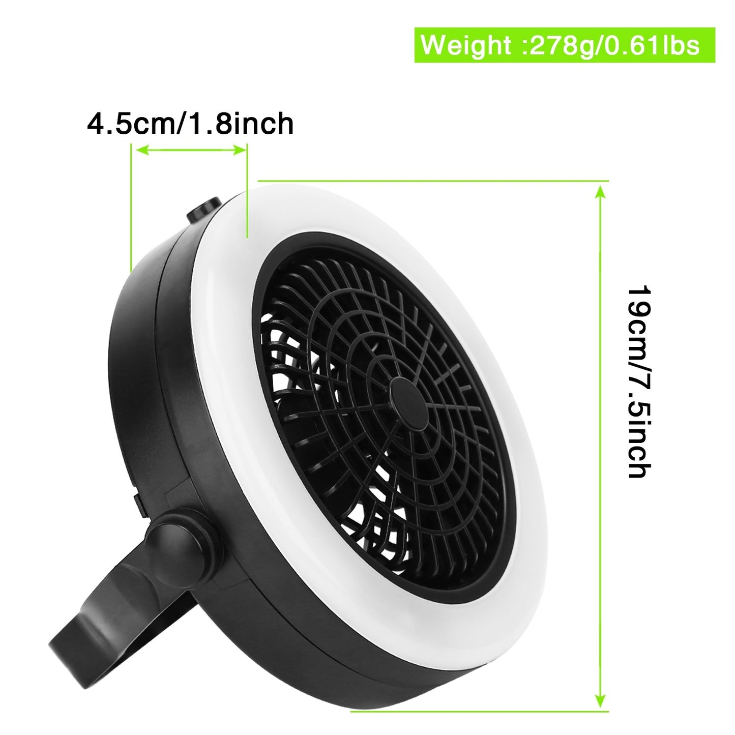 Portable Camping Fan 2 in 1